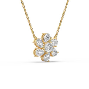 Pendentif en diamant rond brillant de 1,68 carat cultivé en laboratoire, or massif 14 carats, certifié IGI, cadeau de mariage ou de fiançailles - Product Image 4