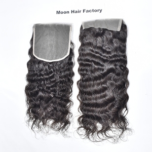 Cabello Humano Virgen Remy Ondulado de 32 Pulgadas de la India (Arunachal Pradesh) con Cierre de Encaje, Doble Trama a Máquina y Clip-in - Product Image 6