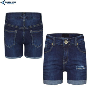 Pantalones Cargo de Mezclilla Lavado Claro, Cintura Media, Bordados, Transpirables, Ecológicos, de Secado Rápido, con Cierre y Botones, Estilo Urbano, para Verano y Primavera - Product Image 3