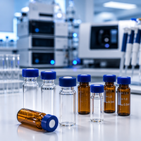 Flacons en verre injectables, bouteilles d'huiles essentielles, contenants de stockage, flacons compte-gouttes