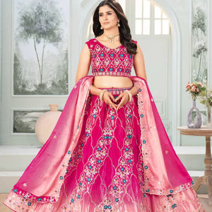 Ramdev Trading - Lehenga Choli Elegante para Mujer, Talla Grande, Moda Musulmana Moderna, Vestido Largo para Noche, Boda Tradicional India/Pakistaní, Fiesta - Product Image 1