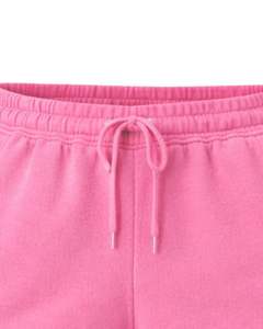 Shorts de Felpa de Algodón Rosa Intenso para Mujer, Cintura Elástica, Ropa Casual de Verano, Fabricante Personalizado, Calidad Premium - Product Image 5