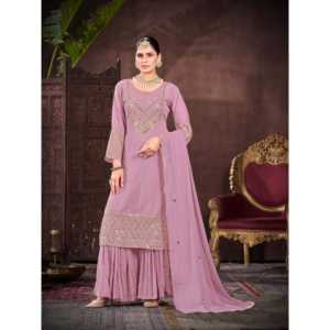 Conjunto de ropa de fiesta para mujer de diseñador con hermosa parte superior e inferior Dupatta - Product Image 2