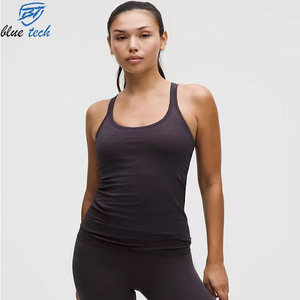 Custom Logo Front Breathable Women Yoga Tank Top Fitness Gym Sleeveless Workout Activewear Stretch Sportswear OEM Services - Product Image 2