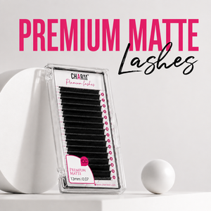 Charmlash Plateaux de cils en gros Premium Cils volume en cachemire mat Cils volume russe Noir intense Mega Volume PBT haut de gamme - Product Image 1