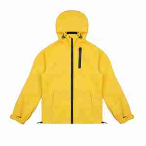 Custom Logo <b>Men's</b> Canvas Windbreaker <b>Jacket</b> Hooded Zipper Waterproof Breathable Plus Size Winter OEM <b>Jacket</b> - Product Image 3