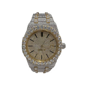 Reloj de Diamantes Moissanite de Fábrica Directa para Raperos o Artistas y Eventos Nocturnos Disponible a Precio de Exportación - Product Image 4