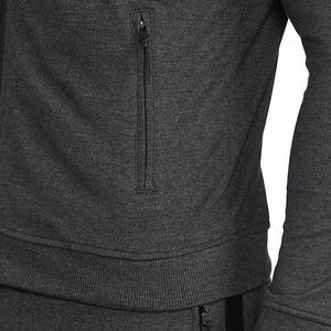 Stylish Sports Tracksuits for Men <b>Zipper</b> Closure and Hooded Collar <b>Top</b> Men Tracksuit Custom High Quality Sportswear Tracksuit - Product Image 4