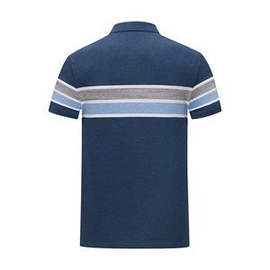 Camisetas Polo Personalizadas para Hombre con Logotipo, Diseño a Rayas con Botones, Camisetas Polo con Estampado de Logotipo Personalizado - Product Image 2