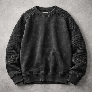 Sudadera de Invierno para Motociclistas OEM de Alta Calidad, Corte Regular, Poliéster/Algodón, Unisex, Sudadera Personalizada para Hombre con Diseño de Pedrería - Product Image 1