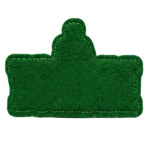 Patch magnétique décoratif brodé en chenille rose et vert, à coudre pour vestes, sweats à capuche, chemises, sacs et accessoires vestimentaires - Product Image 3