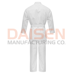 Uniforme de Taekwondo blanc pour adultes unisexe, 100% coton, durable, coupe classique, vêtements d'arts martiaux - Product Image 3