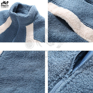 Custom Design <b>Plus</b> <b>Size</b> <b>Waterproof</b> <b>Jackets</b> For Man Custom High Quality Winter Knitted Breathable Sherpa <b>Jackets</b> - Product Image 4