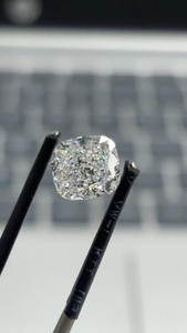 Diamante Cultivado en Laboratorio, Corte Excelente, Solitario, Forma Cojín, 5.00 Ct, E VS1, Certificado IGI, Sintético RAAMAA - Product Image 2