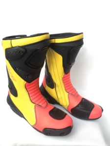 Bottes de moto au design nouveau, sur mesure, style mi-mollet, en cuir de vachette. - Product Image 6