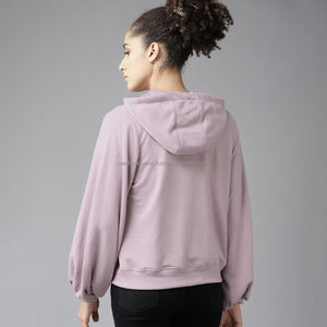 Vêtements Nardon en gros, sweat à capuche en coton noir pour femme, sur mesure, avec poche avant, streetwear décontracté à capuche - Product Image 3