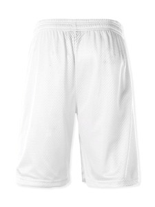 <b>Men</b> Solid Color Polyester Breathable Woven Shorts Regular Fit Swim <b>Trunk</b> White - Product Image 3