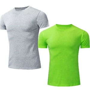 คอกลมผ้าฝ้ายเสื้อยืดแขนสั้นเย็บปักถักร้อย3D พิมพ์ขายส่งหรูหราคุณภาพราคาถูกสบายๆสลิมฟิตเสื้อผ้าผู้ชาย - Product Image 4