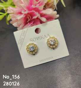 Modernos Pendientes de Perlas Geométricas de Acero Inoxidable Chapados en Oro, Regalos de Joyería para Fiestas - Product Image 3