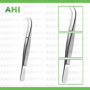 Pinzas Curvas Semken-Taylor de Acero Inoxidable Personalizadas, Kit Quirúrgico para UCI, Certificado CE, Aplicación Manual de Algodón y Tejido, 12cm - Product Image 6