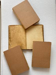 Cuaderno recargable con cubierta de papel kraft de algodón reciclado con bordes irregulares, estilo antiguo, con encuadernación de cuero vintage. - Product Image 5