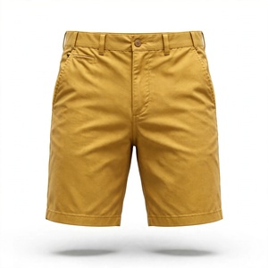 Shorts chino décontractés pour hommes, élégants, respirants, à séchage rapide, taille haute, avec fermeture éclair, coupe ajustée, avec poches, en coton extensible, exportés du Bangladesh - Product Image 6