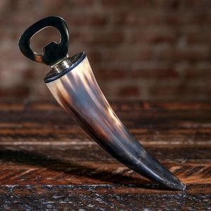 Abridor de Botellas de Cuerno Natural, Accesorio Duradero para Bebidas, Producto Decorativo Hecho a Mano para Bares, Cocinas, Fiestas en Casa - Product Image 5