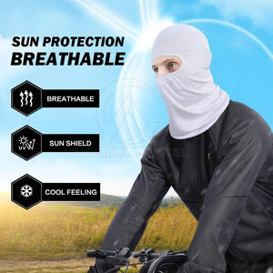 Cubrecabezas para clima frío al aire libre, para ciclismo y caza, de tela elástica transpirable, calentador completo para cabeza y cuello - Product Image 5