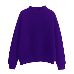 Sudadera Blanca de Cuello Redondo para Hombre, Color Sólido, Informal, Tejido de Rizo Francés, para Otoño - Product Image 3