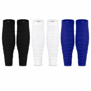 Manchons de compression personnalisés unisexes pour mollets et genoux, support de protège-tibias de football, protection pour terrain synthétique, vente en gros OEM de vêtements de sport - Product Image 1