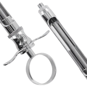 กระบอกฉีดยาดูดเสมหะสำหรับทันตกรรม สแตนเลสสตีล ใช้ซ้ำได้ - Product Image 6