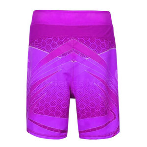 Shorts MMA respirants, légers et écologiques avec panneaux extensibles pour un confort de mouvement facile, en tissu polyester/nylon durable - Product Image 3