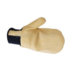Gants en cuir véritable chinois, mitaines chaudes d'hiver, thermiques pour hommes et femmes, décontractés, pour tous les jours, pour les voyages en plein air, mitaines simples - Product Image 5