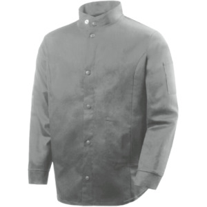 Veste de soudage en tissu de coton perforé FR, certifiée CE, ANSI/EN ISO Classe 1, haute visibilité, résistante à l'abrasion, à la chaleur et aux étincelles - Product Image 5
