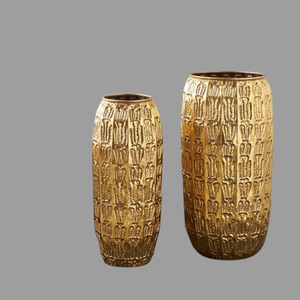 Jarrón de metal de diseño clásico decorativo, hecho a mano y de buena calidad, para decoración del hogar. - Product Image 3