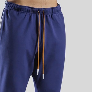 Pantalon de survêtement empilé pour homme, 100% coton, coupe oversize, en molleton bouclette vintage, grammage lourd, délavé à l'acide, personnalisable, vierge, vente en gros - Product Image 4