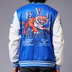 Custom Vintage School College <b>Mens</b> Varisty <b>Jackets</b> Leather sleeves Wool Letterman Crop <b>Varsity</b> <b>Jacket</b> ladies baseball chenille - Product Image 5