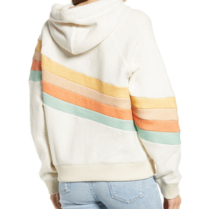 Sudadera con Capucha Morada para Mujer, Corte Regular, Algodón, Informal, para Otoño, Diseño con Logotipo Frontal, Venta al Por Mayor - Product Image 2