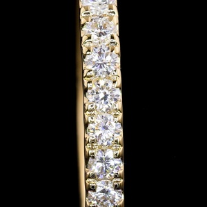 Bague en diamant radiant 1,5 carat, certifiée IGI, or jaune 14 carats, fabrication sur mesure, bijoux pour femme, bague de fiançailles et de mariage - Product Image 3