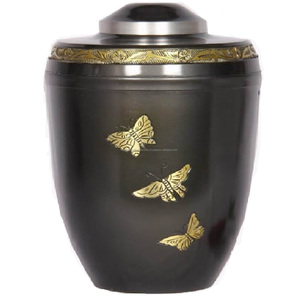 Urnas de cremación de latón decorativas con hermoso diseño Urnas funerarias para cenizas humanas Urnas masculinas y femeninas de entierro a bajo precio - Product Image 3