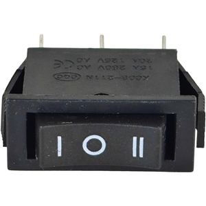 Interrupteur marche-arrêt-marche pour presse-agrumes <span class=keywords><strong>Omega</strong></span> VSJ843Q 150 watts à basse vitesse, 3 positions, noir, 15A 250V 20A 125V, 3 broches, PSWITCHVSJ843 - Product Image 3