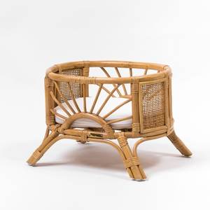 Muebles para muñecas, suministros de mimbre hecho a mano, camas para muñecas reborn, cuna de juguete para juego de simulación. - Product Image 5