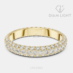 Bague de fiançailles en or blanc 14 carats avec diamant de laboratoire rond de 1,512 carats, certifié IGI, couleur F+, clarté VS+, bague de promesse pour femme - Product Image 5