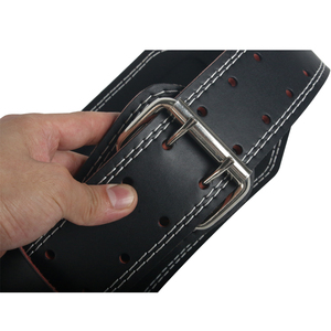 Cinturón de Cuero para Fitness con Logotipo Personalizado, Venta Directa de Fábrica, Cinturón de Soporte Lumbar para Levantamiento de Pesas para Hombres y Mujeres, Entrenamiento de Fuerza - Product Image 6