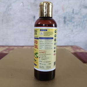 Huile pressée à froid à l'extrait de papaye et de carotte pour éclaircir et hydrater la peau, formule nourrissante - Product Image 3