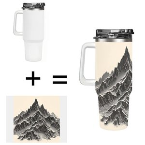 Stainless Steel Tumbler 40oz Personalized <b>Cup</b> For Team Events - Product Image 1