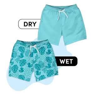 Shorts de Playa Modernos de Alta Calidad para Hombre, Corte Ajustado, Esenciales de Verano, Traje de Baño Pakistaní Premium 100% Poliéster de Secado Rápido - Product Image 1
