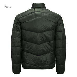 Custom Mens Spring Eco-Friendly Front <b>Waterproof</b> Windproof Breathable Quick-Dry Puffer <b>Jacket</b> Hooded <b>Padded</b> Coat OEM Bulk - Product Image 2