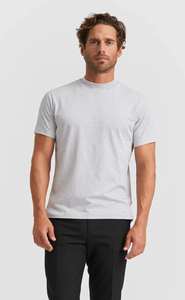 T-shirt décontracté pour homme en coton 100% gris clair, écologique, à séchage rapide, respirant, manches courtes, streetwear d'été - Product Image 5
