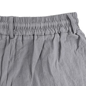 Shorts amples décontractés en lin pour hommes, 5 pouces, respirants et à séchage rapide, pour la plage en été - Product Image 6